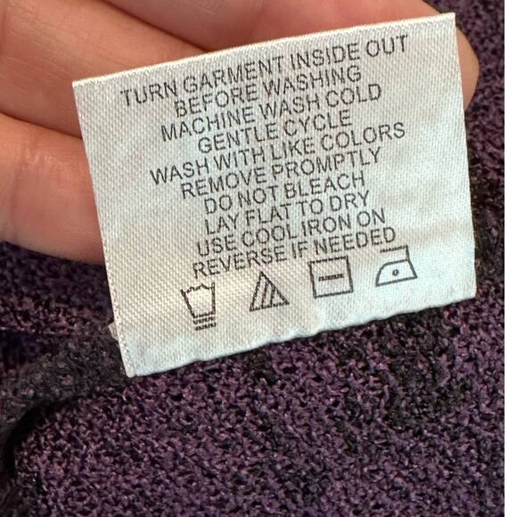 Threads 4 Thought purple short sleeves lightweight sweater size small - Picture 8 of 12